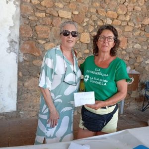 Cañamero recauda 690 euros en un Mercadillo Solidario Organizado por la Asociación de Mujeres de Santa Ana a favor de Ela Extremadura.