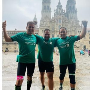 600 kilómetros de pedaladas por la esperanza contra la ELA: Plasencia- Santiago de Compostela